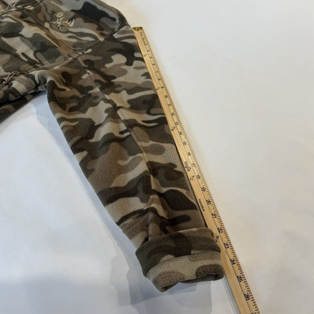 RedHead Men's Camouflage Fleece Jacket M Full Zip Zippered Pockets - Picture 11 of 12